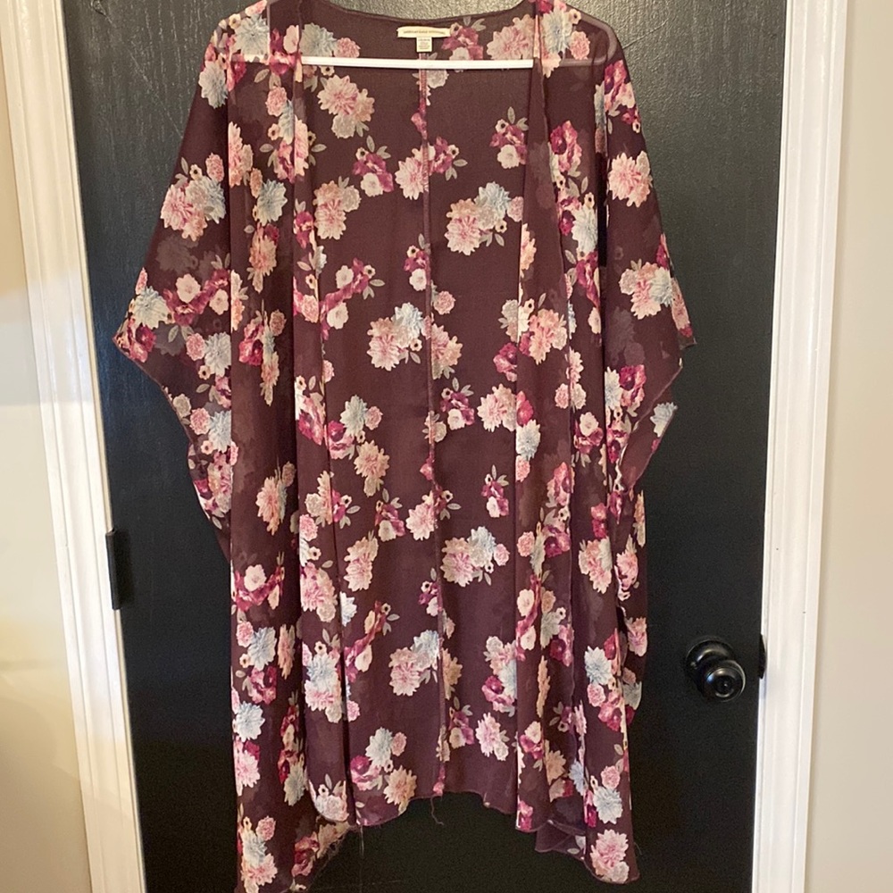 American eagle sheer kimono